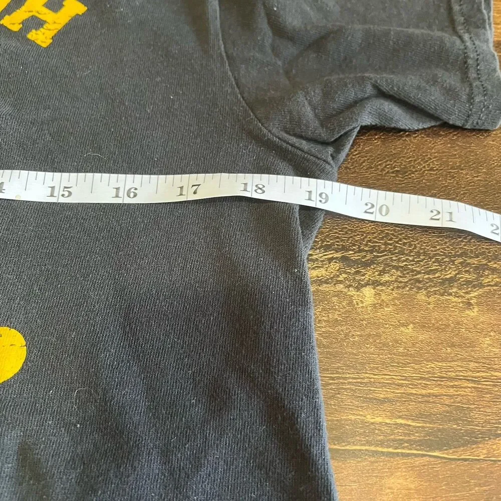 Pittsburgh Football Established 1933 JuJu #19  Medium Black T-Shirt